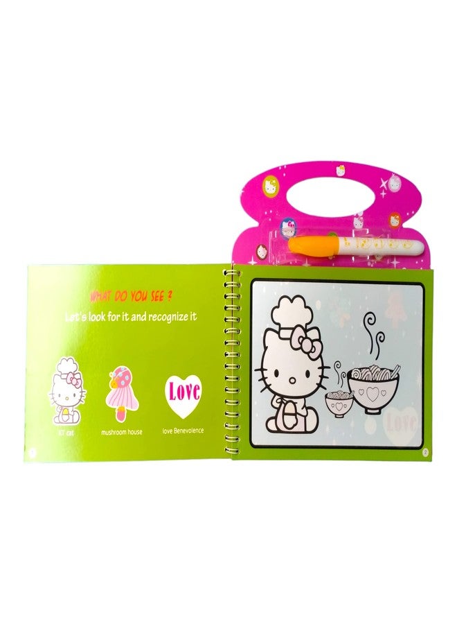 Caught Trendy Cute Character Magic Paint with Water Coloring, Reusable Water Art & Craft Activity Books for Toddlers, Learning and Educational Toy for Kid, Doodle Game for Girl & Boy (Multicolor). - Image 5